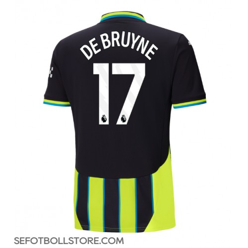 Manchester City Kevin De Bruyne #17 Replika Bortatröja 2024-25 Kortärmad